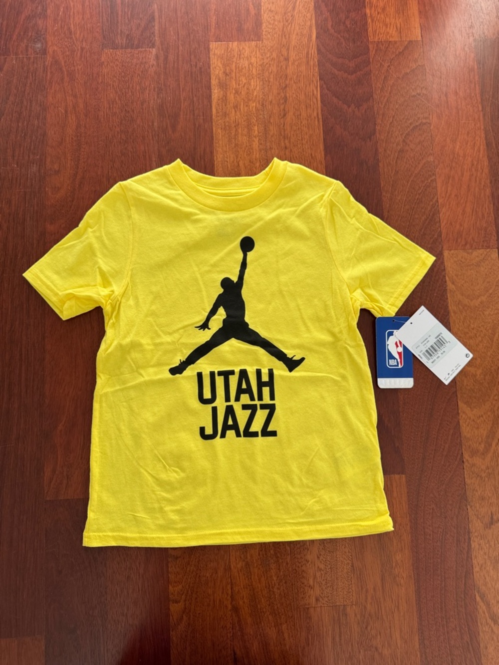 Nike Yellow Utah Jazz Kids' Logo Tee